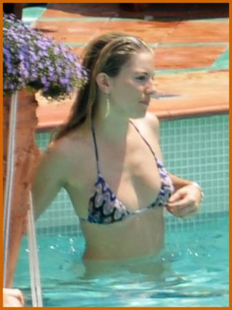 Sienna Miller Bikini Pictures in Italy
